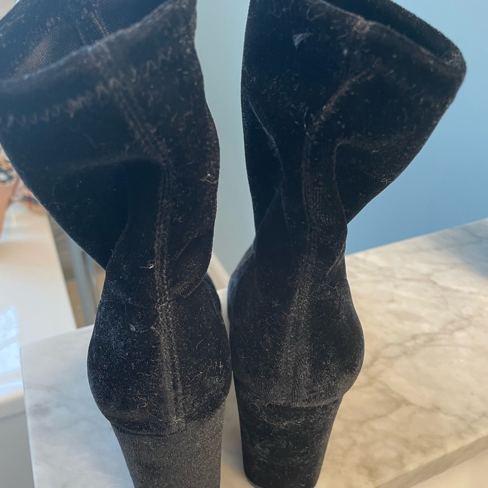 Velvet booties - Picture 4 of 4